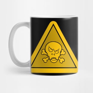 Dope Skulls danger signage icon drawing Mug